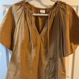 Chic Tan Women's Blouse